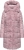 Długa Kurtka Zimowa 2w1 z Odpinanymi Rękawami Kurtka i Kamizelka Róż #P22-7908 FASHIONAVENUE.PL
