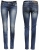 Spodnie Damskie Jeans Denim RURKI Kobiece Lampasy model #432 na Wiosnę Lato Jesień Zimę w sklepie FASHIONAVENUE.PL