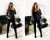 Modna Kurtka Damska Ramoneska Skóra Materiał Melanż Wiosna Jesień Zima 2018 Nowy Model #126 Promocja Hit w Sklepie FASHIONAVENUE.PL