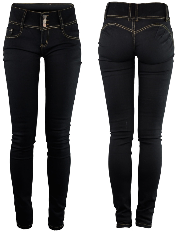 Spodnie Damskie Jeans Push-Up SKINNY Biodrówki model #S001 na Wiosnę Lato Jesień Zimę w sklepie FASHIONAVENUE.PL