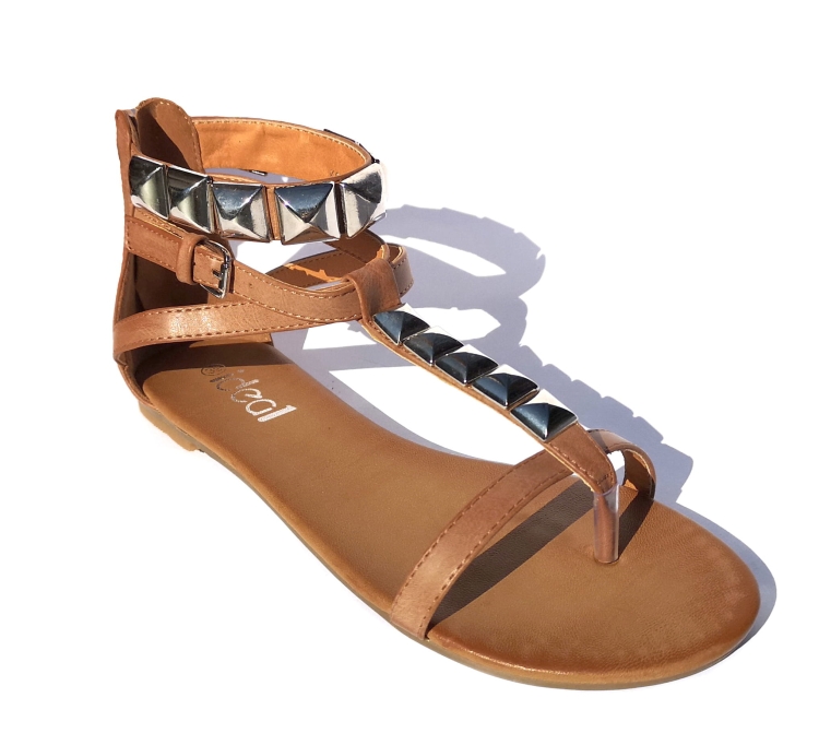 Modne Klapki Japonki Rock Stud Nity Ćwieki Dżety #9838 na Lato w sklepie FASHIONAVENUE.PL Promocja Wyprzedaż