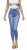 Modne Spodnie Damskie Jeans Denim Dopasowane Mamuśki Rurki Wysoki Stan Duża Pupa Zgrabne Wiosna Lato Jesień model #3662 FASHIONAVENUE.PL Promocja