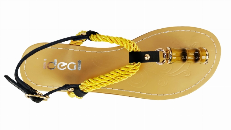 Modne Klapki Japonki Boho Etno Sznureczki Bambus #8478 na Lato w sklepie FASHIONAVENUE.PL Promocja Wyprzedaż