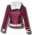 fashionavenue kurtka damska ramoneska bordowy kozuch ramoneska przod model 37_resize.jpg
