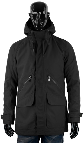 MĘSKA KURTKA ANORAK PARKA PODWÓJNA 2w1 - OCIEPLANA