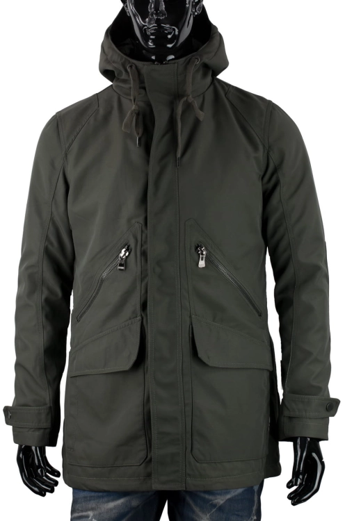 MĘSKA KURTKA ANORAK PARKA PODWÓJNA 2w1 - OCIEPLANA