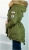 Modna Kurtka Damska z Kapturem Ocieplana Parka Asymetryczna  Naszywki Jenot Militarna Najmodniejsza Hit Najmowszy Model na Wiosnę Jesień Zimę 2018 model #112 Promocja w sklepie FASHIONAVNUE.PL