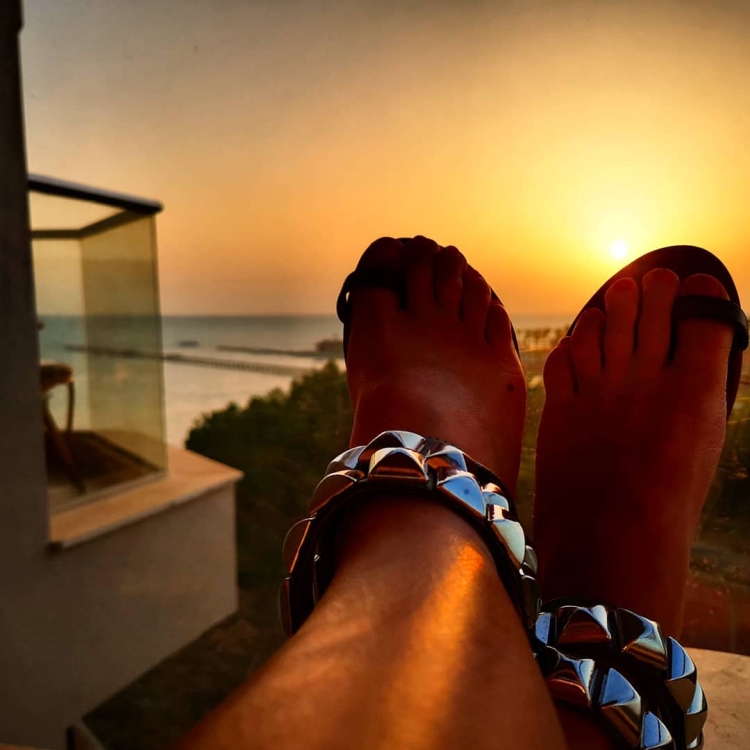 Modne Klapki Sandały Rockstud Nity Ćwieki Dżety #9649 Szary na Lato w sklepie FASHIONAVENUE.PL Promocja Wyprzedaż